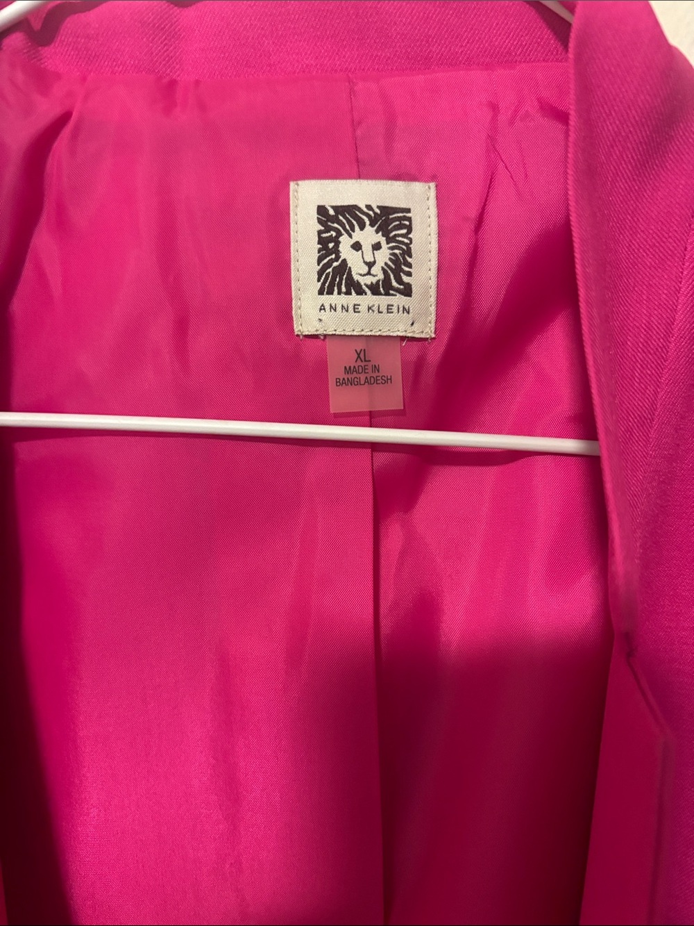 Anne Klein Vibrant Fuchsia Blazer Jacket